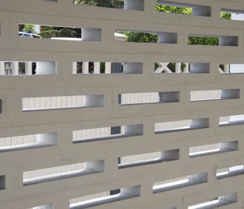 Examples of screen wall blocks, used indoor or outdoor. Adding a beautifully different touch to any project.