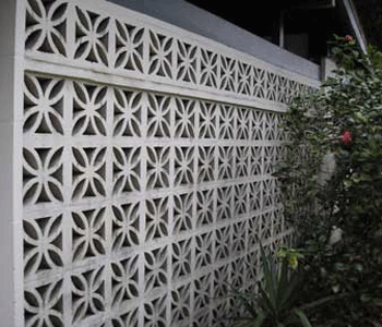 Examples of screen wall blocks, used indoor or outdoor. Adding a beautifully different touch to any project.