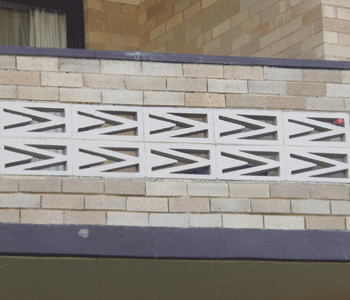 Examples of screen wall breeze blocks, used indoor or outdoor. Adding a beautifully different touch to any project.