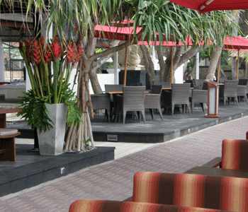 Besser Block Centre's LAVA STONE range is extremely hard wearing and is suitable for commercial use in high traffic areas