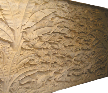 Besser Block Centre's hand carved  stone screens, blocks and decorative items provide a totally unique one-in-a-million finish 